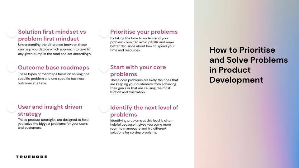 How to Prioritise and Solve Problems in Product Development